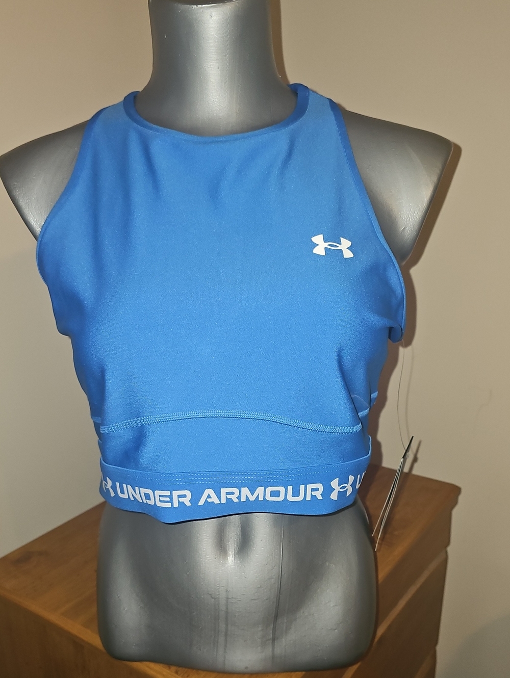 Under Armour Royal Blue Cropped Athletic Tank